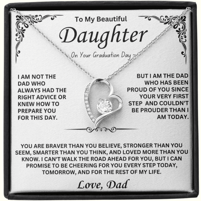 To My Daughter On Graduation Day – A Heart of Love from Dad - Krestella